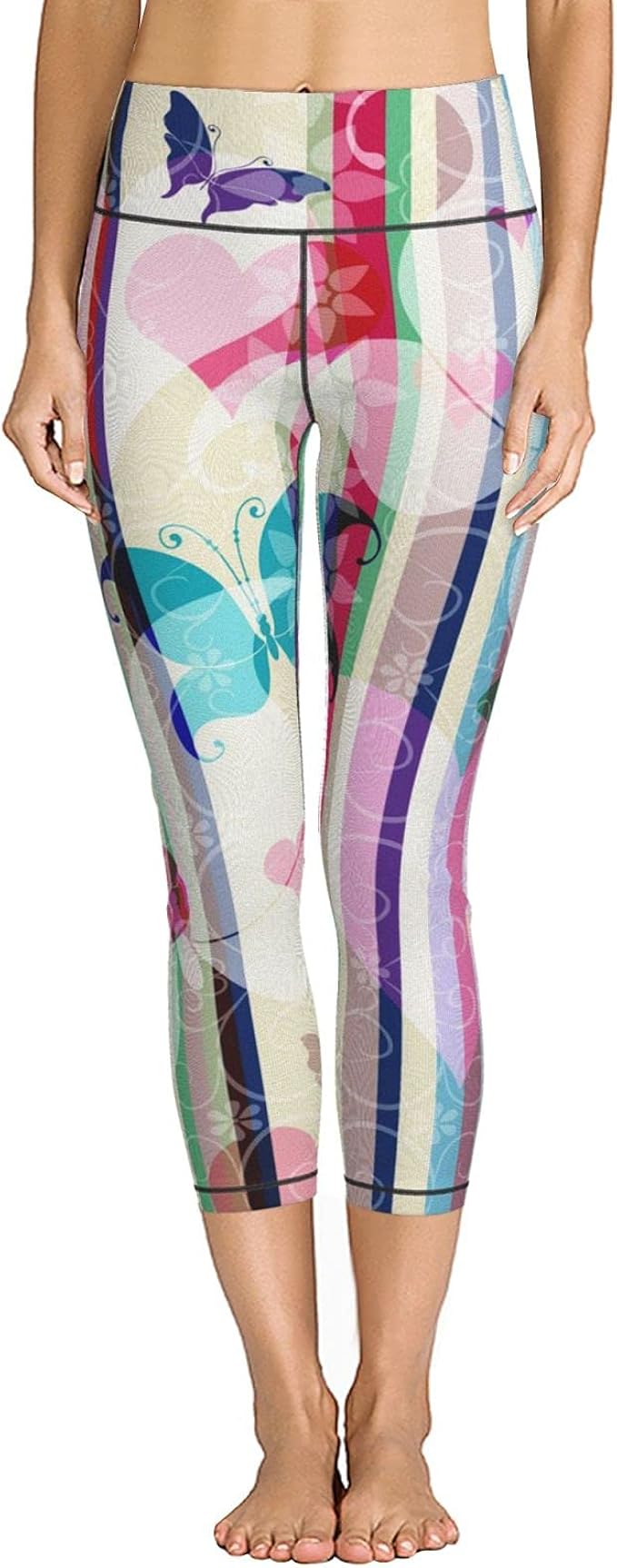 Lianmei Yoga Pants for Women, High Waist Long Yoga Pants