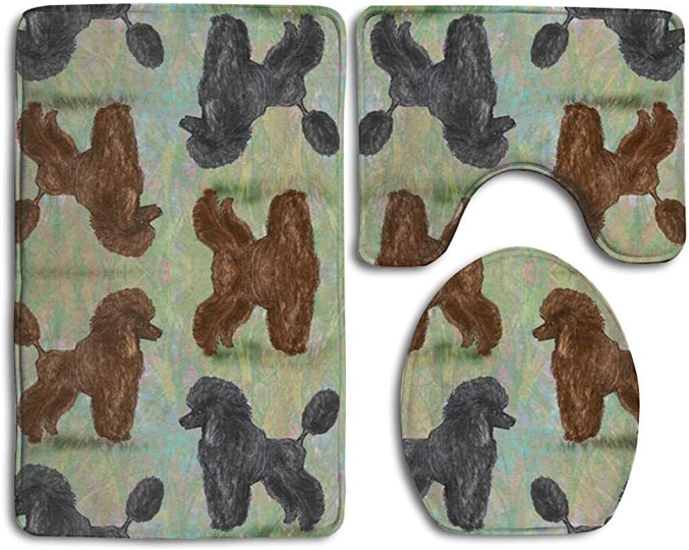 Teppich Benutzerdefinierte Schokoladenbraune Und Schwarze Badematten