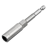 uxcell 1/4" Quick-Change Hex Shank 10mm Deep Socket