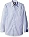 Haggar Men's Long Sleeve Cotton Prints Woven Shirt