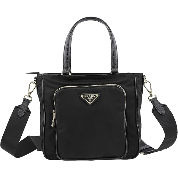 Amazon.com: Prada Women's Black Nylon Shopping Tote 1BG189