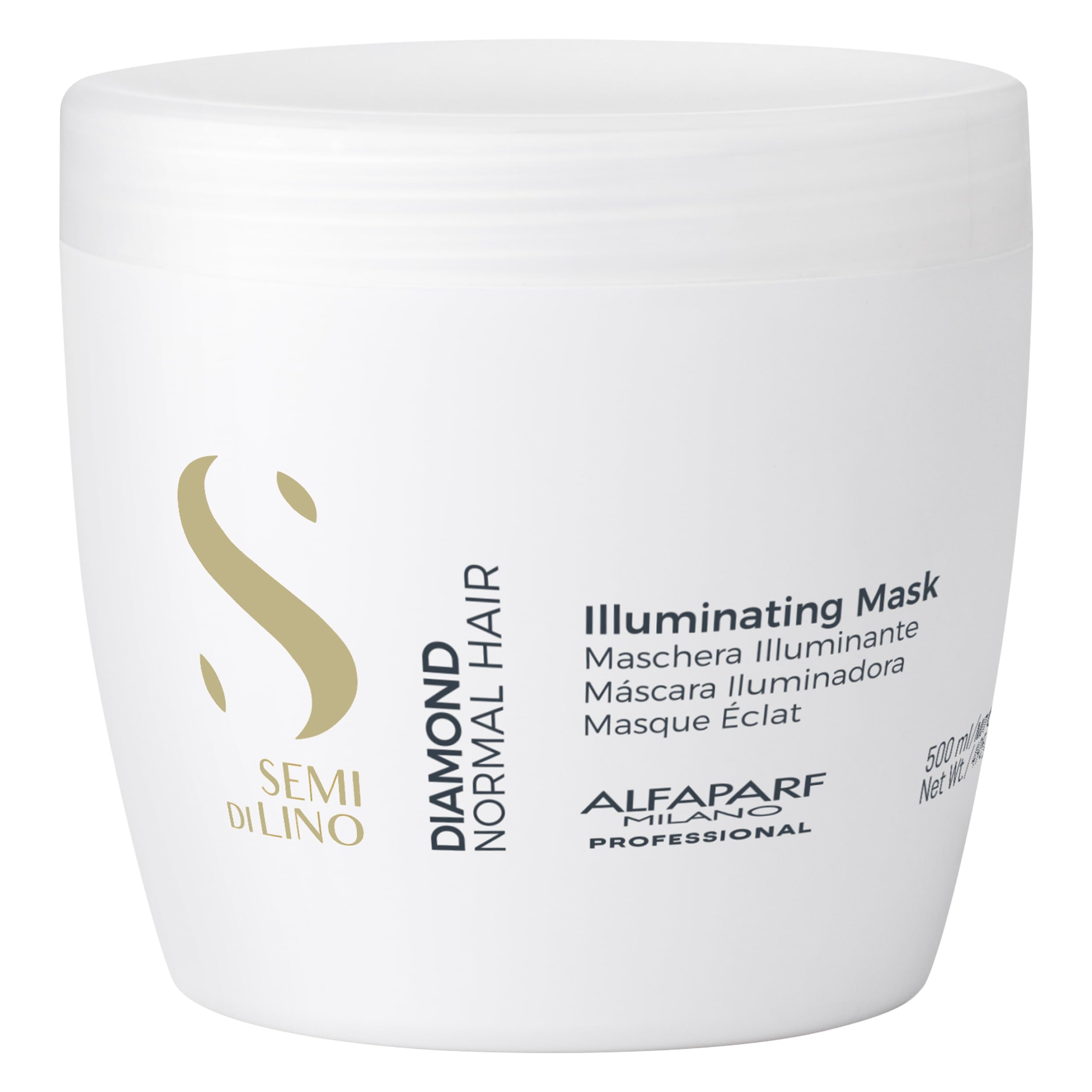 Alfaparf Milano Semi di Lino Diamond Illuminating Mask, 500 ml