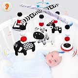 teytoy Black & White Mobile Baby Crib Toy with Wind-Up Music view 4