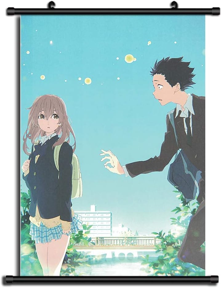 Mxdfafa Anime Koe no Katachi A silent voice Scroll Poster, Anime Cartoon Character Poster Wall Scroll Poster Hanging Paintings Home Decor Perfect for Anime-Fans 40x60cm (16 X 23 Inches ) (multi 05)