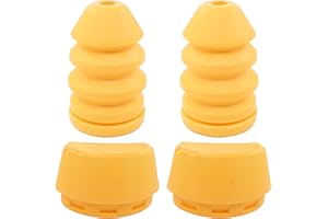 MOTOKU Suspension Front Rear Upper Alxe Jounce Shock Bumper Stop Rubber Kits for Jeep Liberty 2002-2007