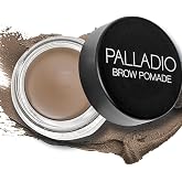 Palladio Brow Pomade Waterproof, 24 Hour Wear, Smudge Proof and Sweat Resistant Formula, Super Creamy Formula Glides on And Helps to Fill in Brows for a Dramatic, Defined, Flawless Look (Taupe)