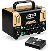 JOYO Tweedy BanTamp XL Series Mini Amp Head 20 Watt Preamp 2 Channel Hybrid Tube Guitar Amplifier Head for Electric Guitar with Bluetooth