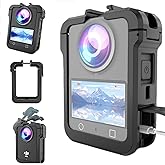 Honlyn Extension Frame Cage for DJI Osmo 360, PC Protective Frame Case Mount Housing with Expand Cold Shoe Base & Tripod Adapter