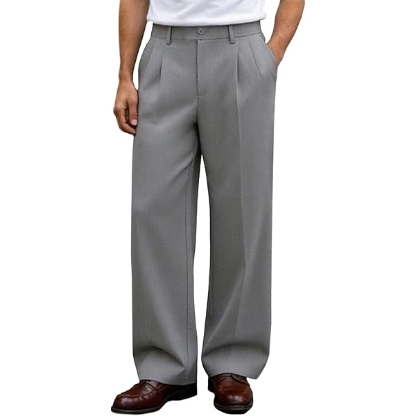 slim fit dress slacks JB Britches Torino Model Wool-Stretch Twill Trousers