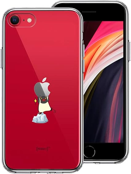 Amazon Iphone 各機種 対応 Cuvery 新型 Iphone Se 第2世代 側面ソフト Tpu バンパー 背面ハード ハイブリッド クリア 透明 ケース 衝撃分散 ワイヤレス充電対応 レンズ 液晶 カメラ 保護 ペンギン Appleは重い デザイン スマホ スマホケース 家電 カメラ