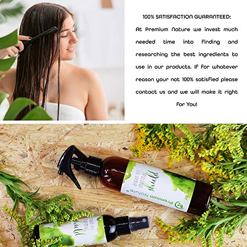 Argan Oil Hair Protectant Spray Thermal Heat Flat Iron Straightening