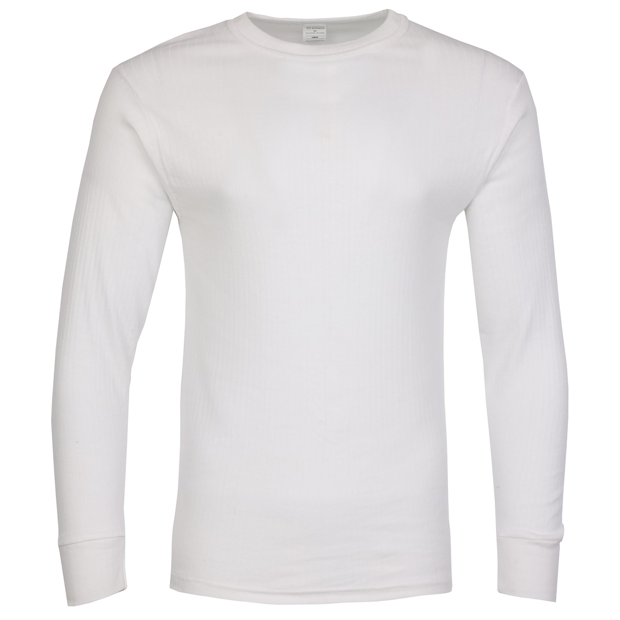 Fort - Thermal Long Sleeve Vest - Size Small, Denim Colour - Soft, Breathable & Insulating Winter Base Layer - with Brushed Fabric for Extra Warmth & Comfort - Mens Thermals for Work & Outdoor Use