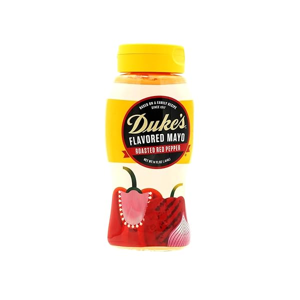DUKE’S ROASTED RED PEPPER FLAVORED MAYONNAISE SQUEEZE BOTTLE...