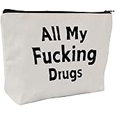 ZOCIGIFTS Medicine Storage Pouches, Makeup Bag for Travel - Zipper Cosmetic Storage Bag with Vibrant Designs, Multi-Use Functionality (Gift for Birthdays, Graduation, Christmas) (Style E)