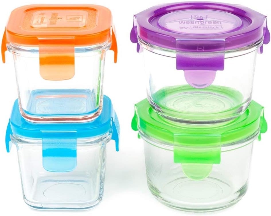 WEAN GREEN Glass Cube Set, 4 CT