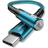 USB Type C to 3.5mm Female Headphone Jack Adapter, JSAUX USB C to Aux Audio Dongle Cable Cord Compatible with Pixel 4 3 2 XL,