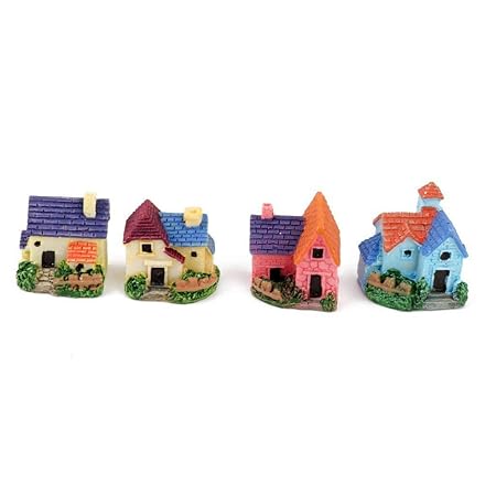 Electomania Toys Dollhouse Bonsai Craft Garden Resin Landscape Villa Decor 4pcs