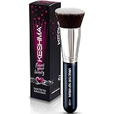 Keshima Large Flat Top Kabuki Foundation Brush - Premium Makeup Brush for Liquid, Cream, and Powder - Buffing, Blending, and