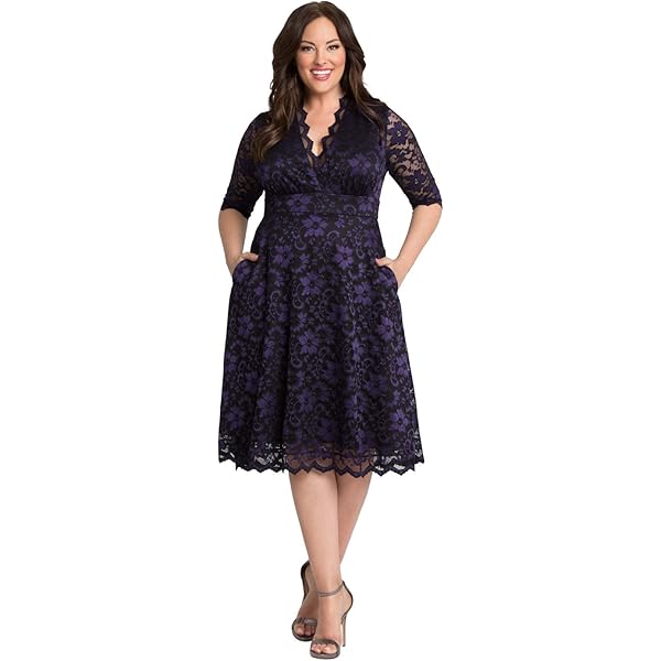 Amazon.com: S.L. Fashions Women's Sequin Fit and Flare Dress, Navy Petite  3/4 Sleeve, 4P : Clothing, Shoes & Jewelry
