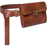 SUMGOGO Retro Belt Pouch Waist Bag Womens Fanny Pack Cellphone Holder Steampunk Medieval Renaissance Purse Costume Accessory