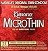 Kimono MicroThin Lubricated Condoms, Sensitive Thin Latex for a Close Natural Feel for Both of You, Our Thinnest Condom, Experience Real Feeling, 24 Count