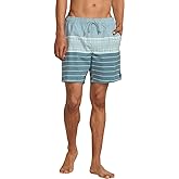 RVCA Men's Elastic Waist Boardshort, Featuring a Faux Fly & Pockets on the Side Seams.