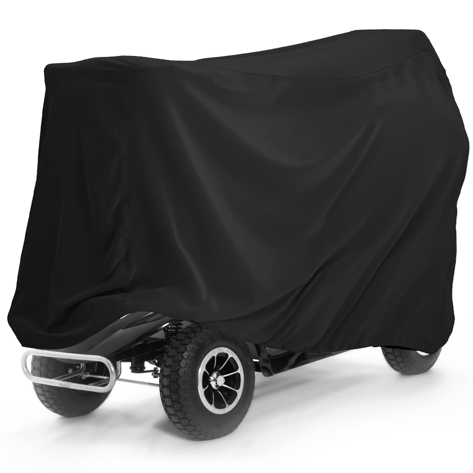 Newthinking Mobility Scooter Cover 140×66×91cm, 210D Oxford Fabric Waterproof Disabled Scooter Covers with Storage Bag for Outdoor Scooter Protection