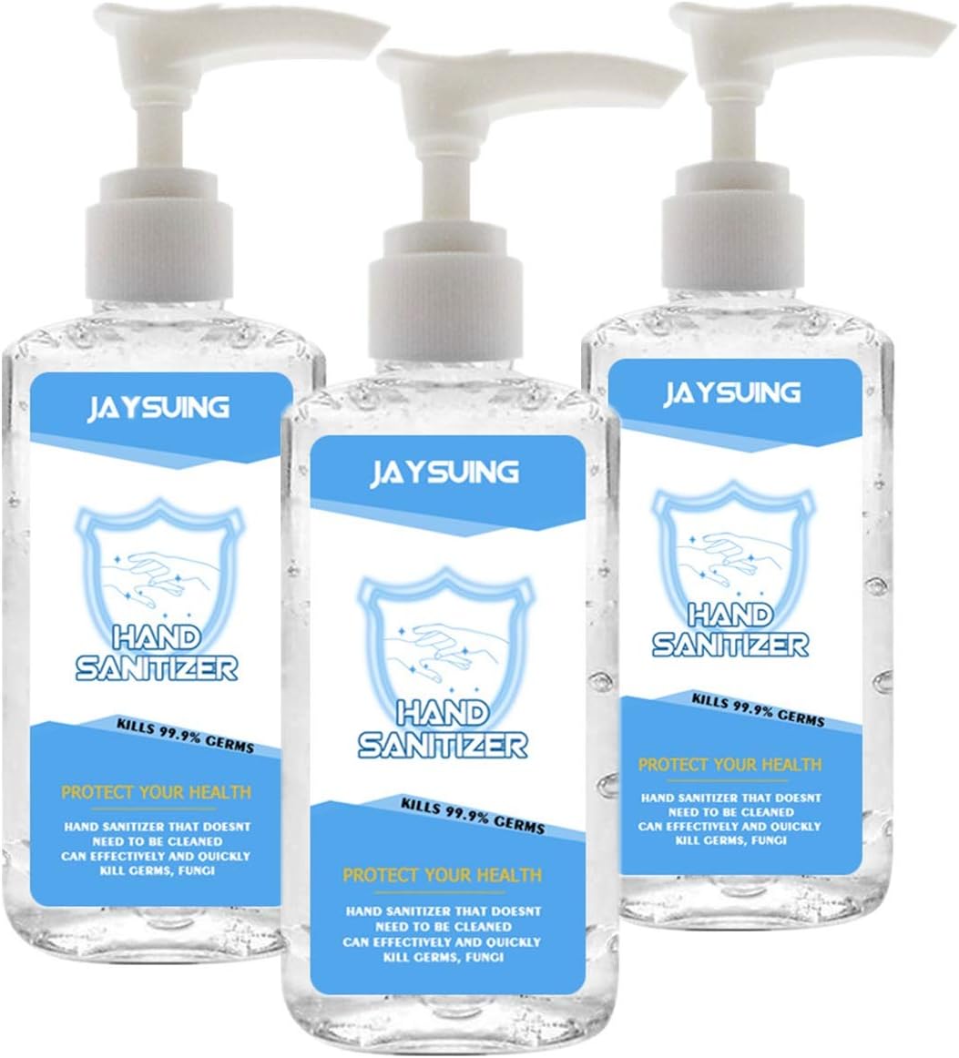 3pack Hand Sanitizer Pump- Refreshing Hand Sanitizer Gel,hand Soap Refill,washless Hand Soap Gel, Hand Sanitizer Travel Size 60ml Small Size Hand Cleaner Bulk
