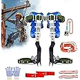 MYCGJH Tree Climbing Spikes Set, Adjustable Tree Climbing Gear Tree Climbing Tool with Non-Slip Pedal for Picking Fruit, Indoor and Outdoor Sports