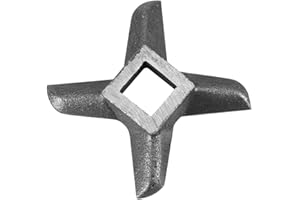 Mincer Blade, Asixx Cross-Shaped Stainless Steel Meat Grinder Blade(#8)