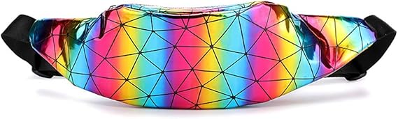 HUPLUE - Riñonera de PVC para mujer, impermeable, con láser, para playa