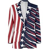WHUVUMFY Men's Suit Jacket Fashion One Button Slim Fit Sport Coat Casual Knit Blazer Lightweight Mens Blazer Jacket XS-5XL