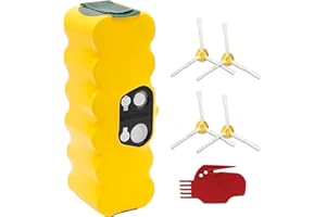 BONACELL 5000mAh 14.4V Replacement for Irobot Roomba 14.4V NI-MH Battery Compatible with iRobot Roomba 500 600 700 800 900 Series 510 531 535 540 550 552 560 570 580 595 620 650 660 760 770 780 790 870