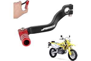 USTPO Motorcycle Gear Shift Lever Folding Shifter Pedal CNC for DRZ400 DRZ400S DRZ400SM DRZ400E 2000-2023 Dirt Bike Red