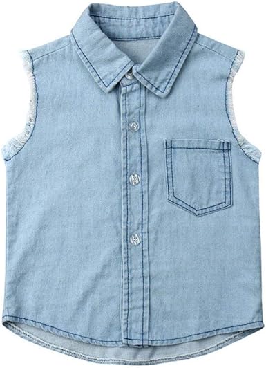 sleeveless shirt for baby boy