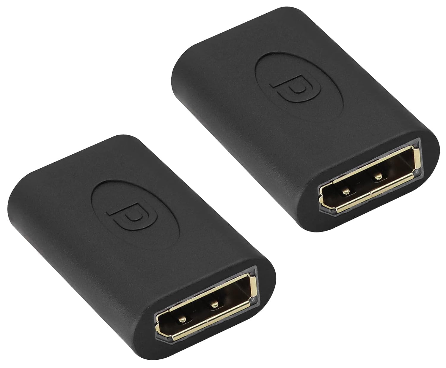 zdyCGTime DP(Display Port) Female to DP Female Adapter Converter,DisplayPort Coupler Adapters,4K Displayport Female HD Extension Coupler Compatible with Laptops,Projectors,Monitors,etc.(2Pack)