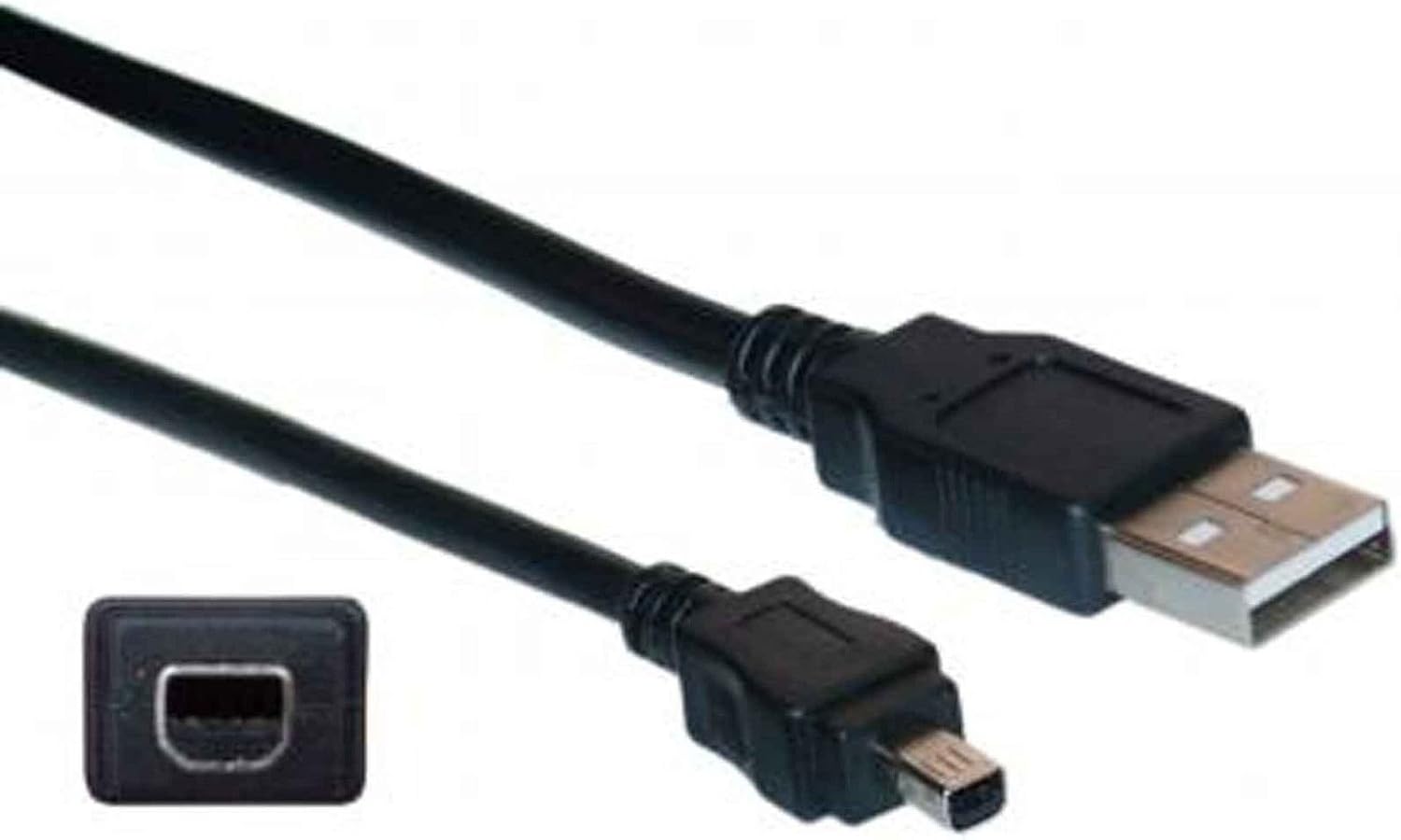 Durpower USB Cable 4pin Mini Sync Data Cord for Fujifilm