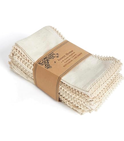 Torchons De Cuisine Coton Made In Italy - Lot De 4 Serviettes Absorbantes 55x85 Cm (Alimentation)