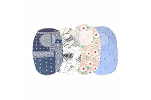 EDWERD Colostomy Bag Covers - Ostomy Support Garment Pouch Set with 3" Round Opening for Ileostomy Stoma Care, Soft & Breathable Fabric, 4 Pc