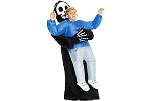 MORPHSUITS Morph Inflatable Grim Reaper Costume Kids, Blow Up Grim Reaper Costumes, Boys Halloween Costume, Halloween Costumes for Kids