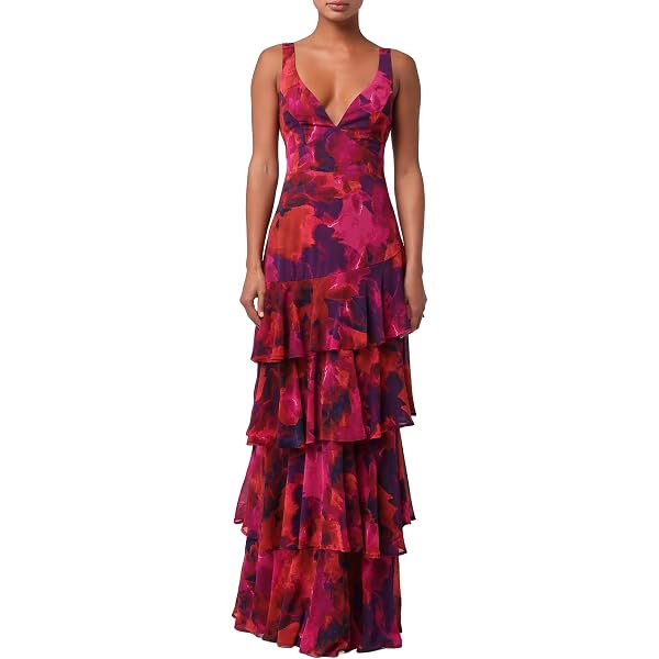 pleaded maxi dress Lulus Raisa Pleated Side Maxi Dress