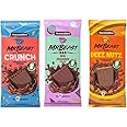 Feastables Mr Beast Chocolate Bars – NEW Deez Nuts Peanut Butter, New Crunch and Milk Chocolate (3 pack)