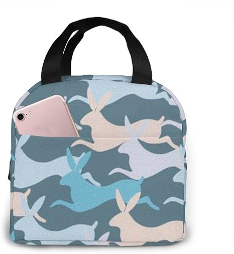 Amazon 保冷バッグ ランチバッグ かわいい鹿 大容量 保冷 保温 前ポケット付き お弁当 ショッピング ピクニック 洗える 軽量 防水 大きめ 和風 人気 新式 おしゃれ メンズ レディース 学生 通勤 学校 ランチバッグ ランチ巾着 ランチベルト オンライン通販