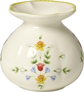 Villeroy & Boch Spring Awakening Vase "Blüten", 10,5 cm, Porzellan, Weiß/Bunt