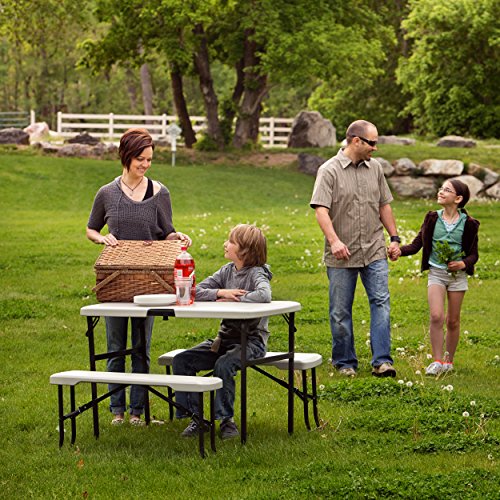 Lifetime 80373 Portable Folding Camping RV Picnic Table ... (500 x 500 Pixel)