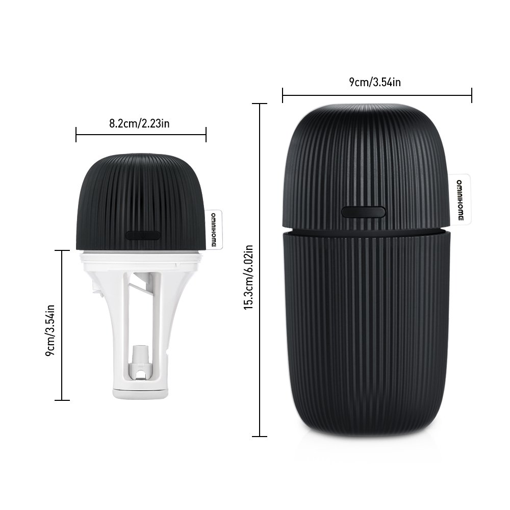 Car USB Diffuser Essential Oils Portable Vehicle-mounted Cool Mist Aromatherapy Humidifier Ultrasonic Mini 110ml Purifier Small Air Freshener for Travel/Office/Study/Home, Birthday Mother\'s Day Gift