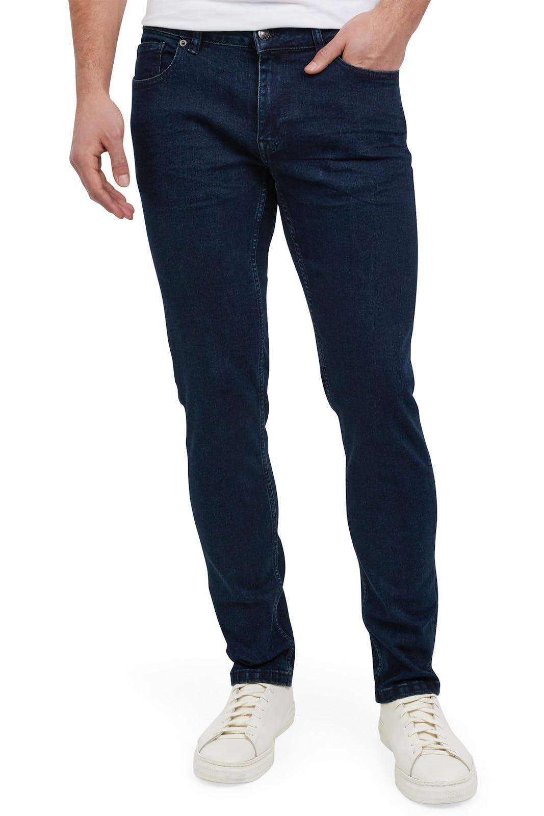 DKNY Mercer Men's Skinny Jeans - Premium Stretch Denim Pants with Classic 5 Pocket Design | Skinny Fit Stretch Jeans for Men Image