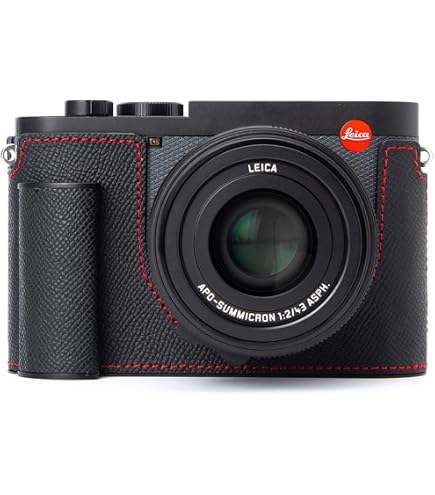 カメラハーフケース Leica Q3 Q3 43 Q3 28ビンテージメタル本革 Amazon.com : MUZIRI KINOKOO Case for Leica Q3 Q3 43, Top Layer