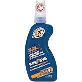 KINeSYS Light Mango Scented Clear Spray Suncreen for Sensitive Skin, Non-Greasy, Lightweight, Broad Spectrum UVA-UVB, Hypoall