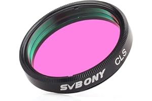SVBONY 1.25 inches CLS Filter City Light Pollution Reduction Broadband Filter Suitable for Deep Sky Visual Astronomical Photo